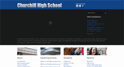 Desktop Screenshot of chs.lane.edu